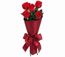 Букет 5 Красных роз Эдлесс Лав в Родниках Краснодарского края