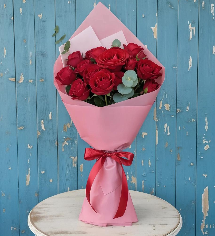 Букет цветов из: Розы в Родниках Краснодарского края