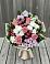 Букет цветов из: Альстромерии, Гвоздики, Розы и Хризантемы в Родниках Краснодарского края