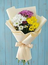 Букет цветов из:  Хризантемы в Родниках Краснодарского края