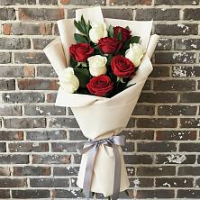 Букет цветов из:  Розы в Родниках Краснодарского края