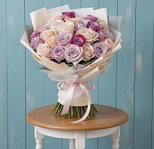 Букет цветов из:  Розы в Родниках Краснодарского края
