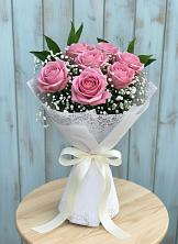 Букет цветов из:  Розы в Родниках Краснодарского края