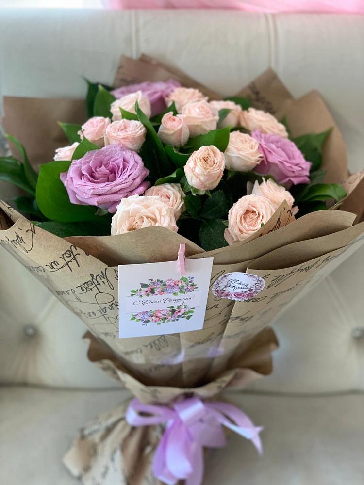 Букет цветов из: Розы в Родниках Краснодарского края