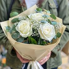 Букет Нежные грёзы в Родниках Краснодарского края Букет цветов из: Розы в Родниках Краснодарского края