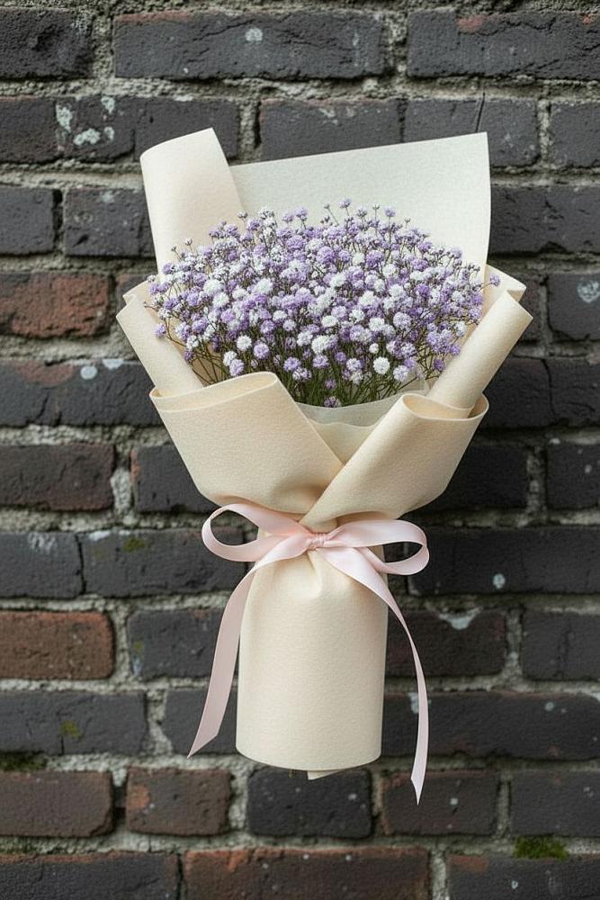 Букет цветов из: Гипсофила в Родниках Краснодарского края