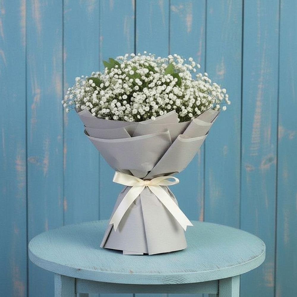 Букет цветов из: Гипсофила в Родниках Краснодарского края