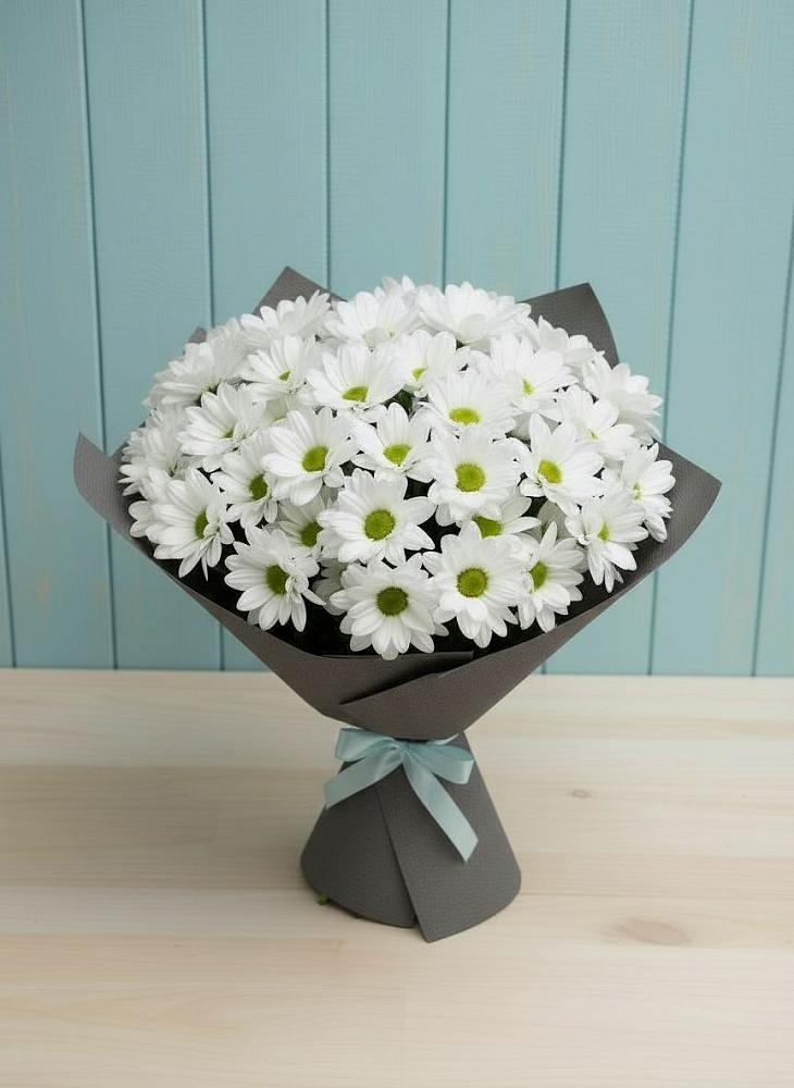 Букет цветов из: Хризантемы в Родниках Краснодарского края