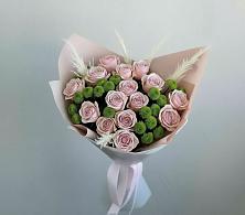 Букет цветов из:  Розы и Хризантемы в Родниках Краснодарского края