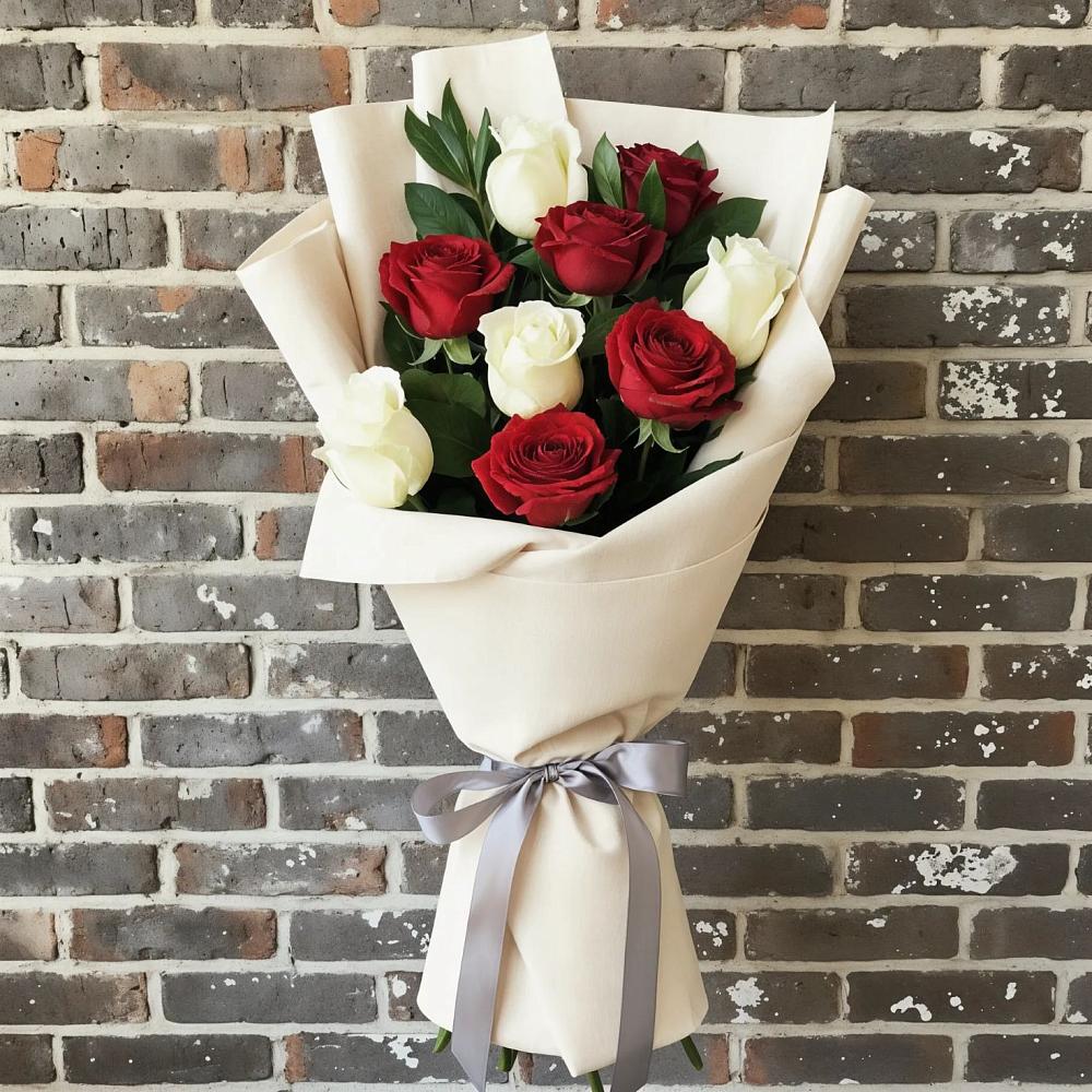 Букет цветов из: Розы в Родниках Краснодарского края