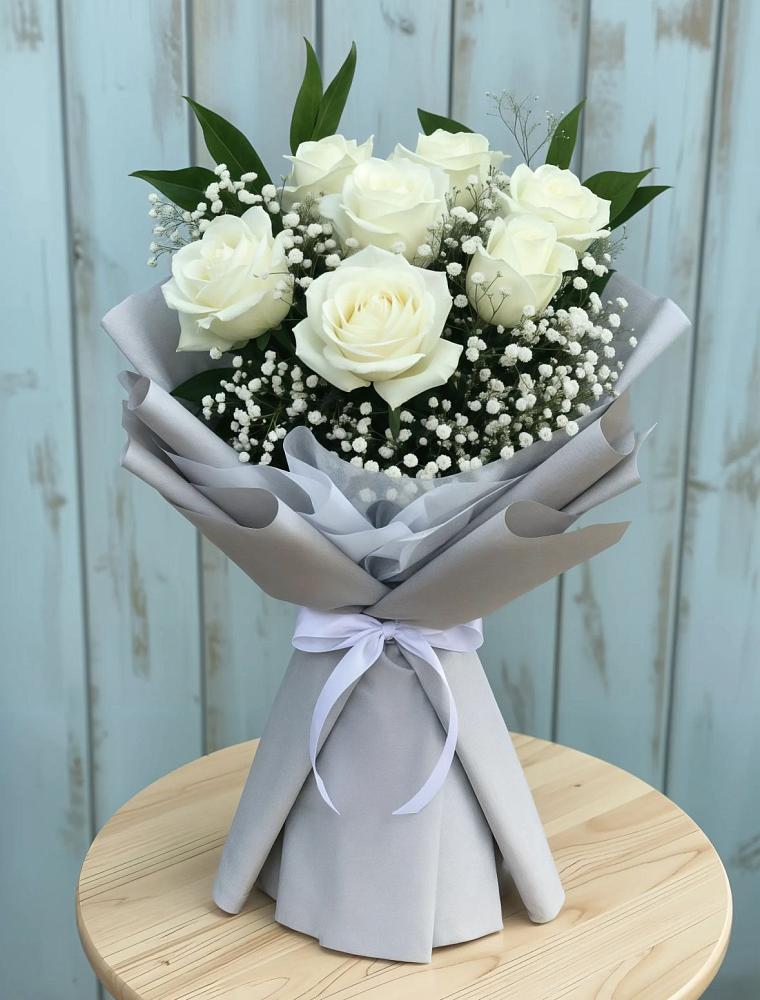 Букет цветов из: Розы в Родниках Краснодарского края