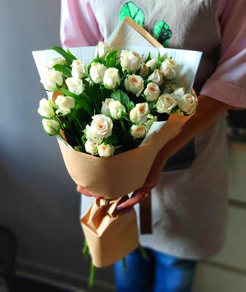 Букет цветов из: Розы в Родниках Краснодарского края