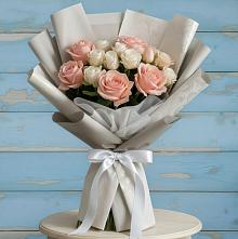 Букет цветов из:  Розы #REPLACE_PRED# Родниках Краснодарского края