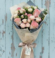 Букет цветов из:  Розы в Родниках Краснодарского края