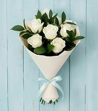 Букет цветов из:  Розы в Родниках Краснодарского края