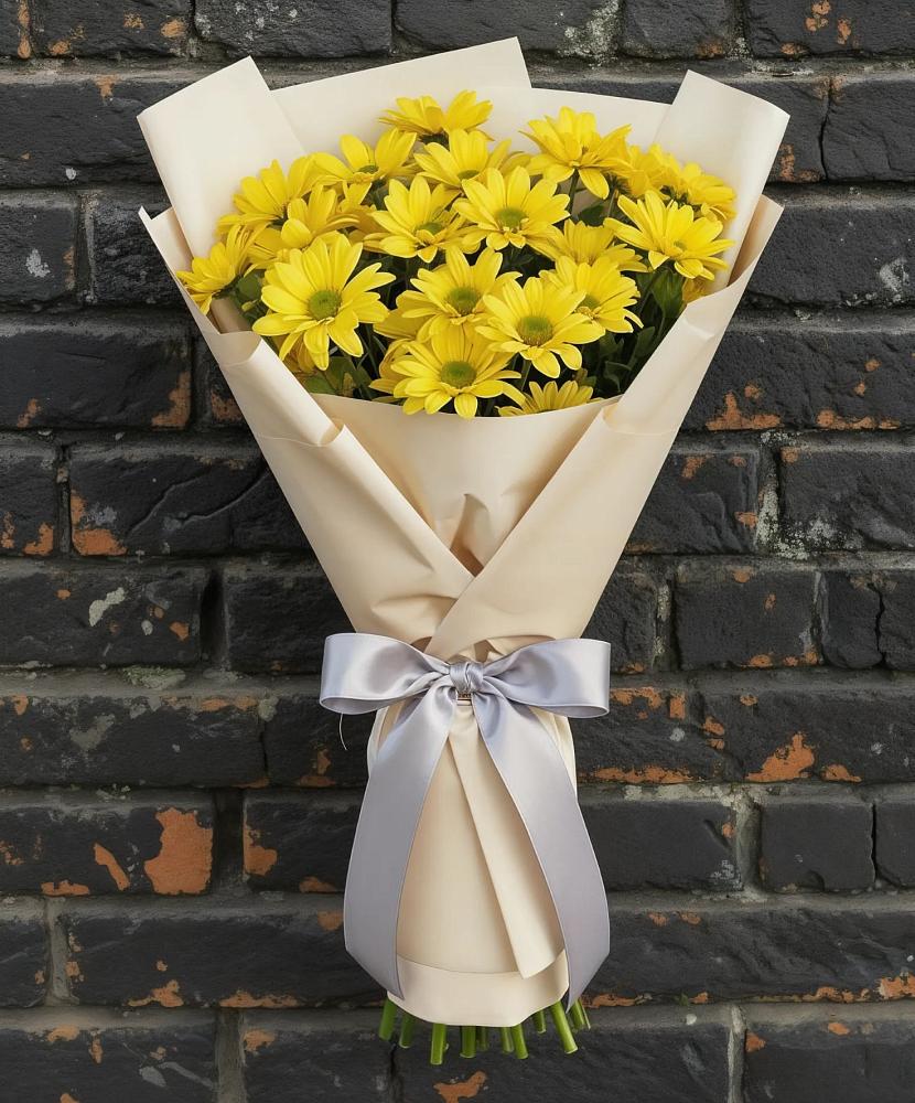 Букет цветов из: Хризантемы в Родниках Краснодарского края