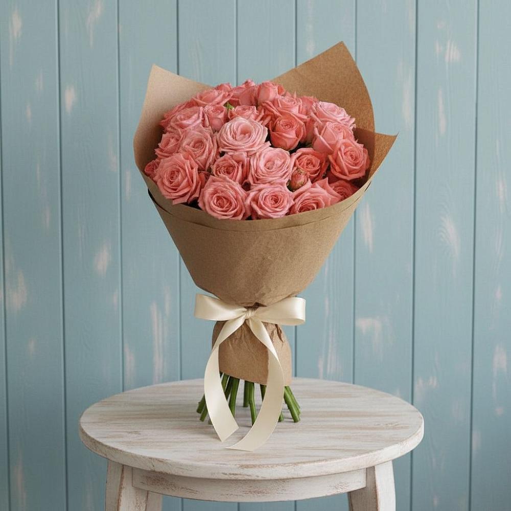 Букет цветов из: Розы в Родниках Краснодарского края