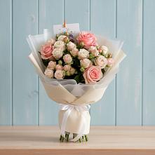 Букет цветов из:  Розы #REPLACE_PRED# Родниках Краснодарского края