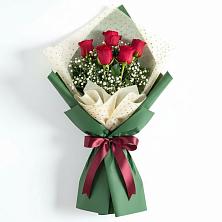 Букет цветов из:  Розы в Родниках Краснодарского края