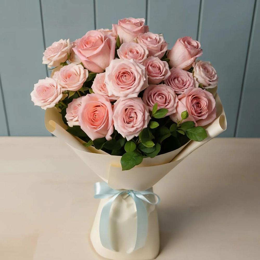 Букет Розовый шарм в Родниках Краснодарского края