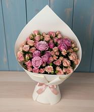 Букет цветов из:  Розы в Родниках Краснодарского края