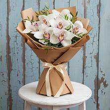 Букет цветов из:  Орхидеи и Розы в Родниках Краснодарского края