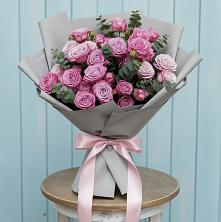 Букет цветов из:  Розы в Родниках Краснодарского края